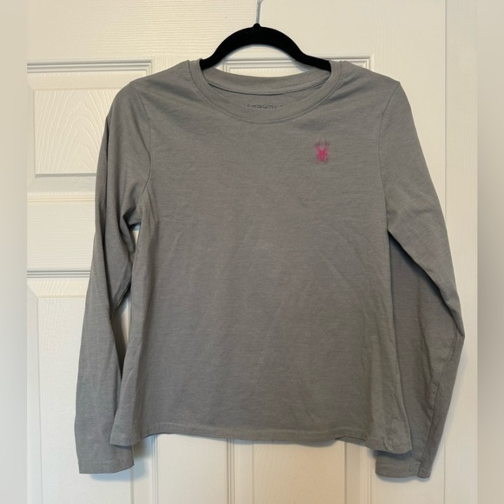 SPYDER grey long sleeve shirt